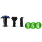 Neo-Sport, pistolet do masażu ciała, czarny, 9 nakładek, NS-503