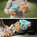 NERF N Series, zestaw Gear Up Pack, 3 wyrzutnie, 2 akcesoria i 18 strzałek