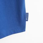 Niebieska koszulka basic o kroju relaxed NOWEAR