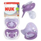 Nuk, First Choice, Classic Night, smoczek uspokajający, fioletowy, 18-36m, 2 szt.