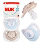 Nuk, First Choice, smoczek uspokajający, miś i konik morski, 0-6m, 2 szt.