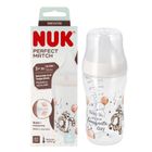 Nuk, Kubuś Puchatek, Perfect Match, butelka, silikonowy smoczek, rozmiar M, 260 ml