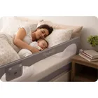 Nukido, barierka ochronna do łóżka, szara, 200 cm