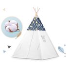 Nukido, namiot tipi dla dzieci ze światełkami, granatowy