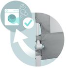 Nukido, NK-228, barierka ochronna do łóżka, szara, 200 cm