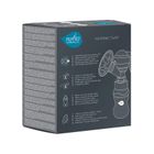 Nuvita, Materno Twist, laktator ręczny dwufazowy z obrotową rączka 270°, szary + butelka, 150 ml