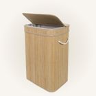 Nuxio, Luva, bambusowy kosz na pranie z pokrywą, 80l