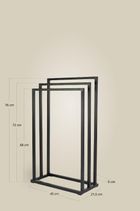 Nuxio, stojak na ręczniki 3-ramienny, Balvo