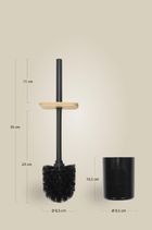 Nuxio, Zetru, szczotka wc z bambusowym wieczkiem