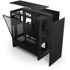 NZXT, H5 Flow Midi Tower, obudowa komputerowa z szybą, czarna