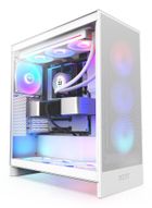 Nzxt, H7 Flow RGB Midi Tower, obudowa komputerowa z oknem, biała
