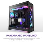 NZXT, obudowa komputerowa z oknem, H9 FLOW RGB+ MIDI TOWER, czarna