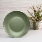 Orion, ceramiczny talerz deserowy, płytki, zielony Alfa, 21.5 cm