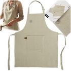 Orion, fartuch kuchenny, bawełniany, wiązany, zielony