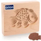 Orion, foremka do ciastek, drewniana, ryba, 10-8 cm