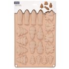 Orion, forma do ciastek i pralin, silikonowa, beżowa, 34-24,5-1 cm