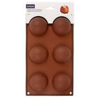 Orion, forma do ciastek i pralin, silikonowa, brązowa, 28-16,5-3 cm