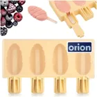 Orion, forma do lodów silikonowa z pokrywką, żółta