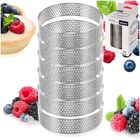 Orion, forma do tartaletek stalowa, rant perforowany, 8 cm, 6 szt.