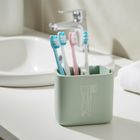 Orion, Greenish, kubek łazienkowy, podwójny, zielony