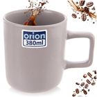 Orion, kubek, ceramiczny, szary, SKANDI, 380 ml