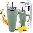 Orion, kubek termiczny z uchwytem, stalowy, miętowy, 1,2l