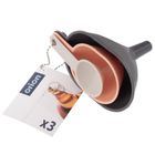 Orion, lejek kuchenny, 8,5-4, 10-5,5, 11,5-7 cm, 3 szt.