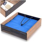 Orion, Line, serwetnik z dociskiem, metalowy, czarny, 18-18-5 cm