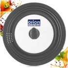 Orion, pokrywka, szklana/silikonowa, uniwersalna, 24/26/28 cm