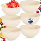 Orion, Sandy, miseczki plastikowe, kremowe, 13 cm, 500 ml, 6 szt.