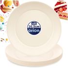 Orion, Sandy, talerze deserowe, plastikowe, kremowe, 20,5 cm, 6 szt.