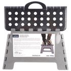 Orion, schodek antypoślizgowy, czarny, 150 kg, 32-25-22 cm