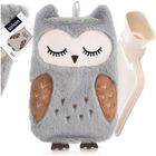 Orion, Sowa, termofor w pokrowcu, szary, 600 ml