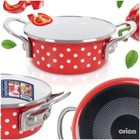 Orion, Tecka, garnek emaliowany, 14 cm, 650 ml