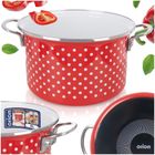 Orion, Tecka, garnek emaliowany, 22 cm, 4l