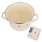 Orion, Tonca, garnek emaliowany, kremowy, 16 cm, 1,4 l