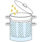 Orion, wkład do gotowania makaronu, stalowy, Anett, 24 cm, 8l