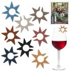 Orion, znaczniki na szklanki, kolorowe gwiazdy, 8 szt.