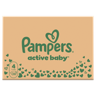 Pampers, Active Baby, pieluchy jednorazowe, rozmiar 4, 9-14 kg, 180 szt.