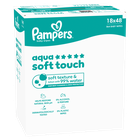 Pampers, Aqua Soft Touch, chusteczki nawilżane dla dzieci, 18-48 szt.