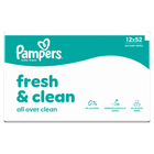 Pampers, Fresh Clean, chusteczki nawilżane dla dzieci, 12-52 szt.
