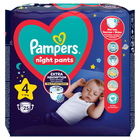 Pampers, Night Pants, pieluchomajtki, rozmiar 4, 9-15 kg, 25 szt.