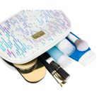 Peterson, kosmetyczka, 1-komorowa, cekinowa, biała