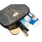 Peterson, kosmetyczka, 1-komorowa, cekinowa, czarna