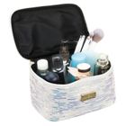 Peterson, kosmetyczka kuferek, cekinowa, biała