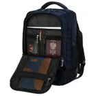Peterson, plecak podróżny, dwukomorowy, granatowy