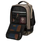 Peterson, plecak podróżny, dwukomorowy, szary