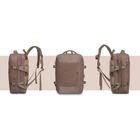 Peterson, plecak podróżny z portem USB, beżowy