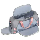 Peterson, torba weekendowo-podróżna, szaro-różowa