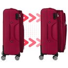 Peterson, walizka, duża, czerwono-niebieska, 78 cm